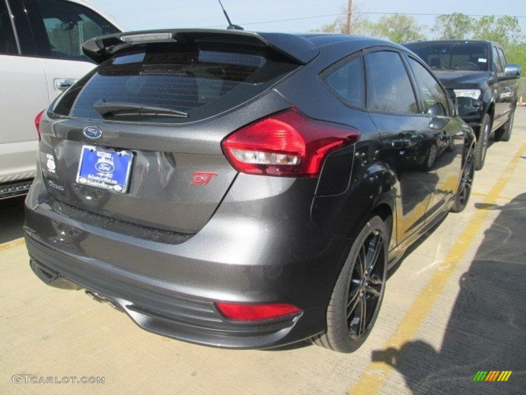 2015 Focus ST Hatchback - Magnetic Metallic / ST Charcoal Black photo #5