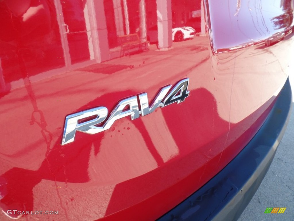 2014 RAV4 XLE AWD - Barcelona Red Metallic / Ash photo #10