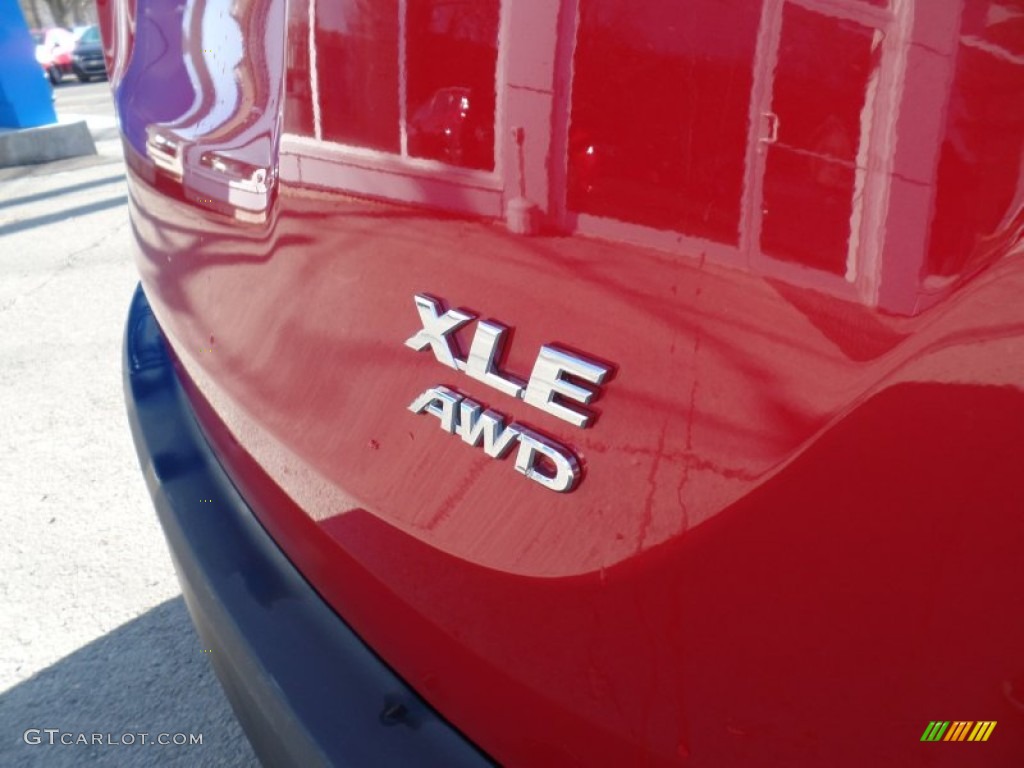 2014 RAV4 XLE AWD - Barcelona Red Metallic / Ash photo #11