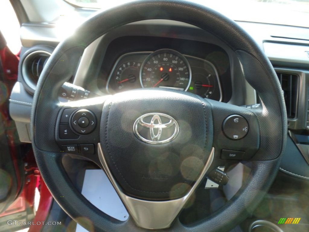2014 RAV4 XLE AWD - Barcelona Red Metallic / Ash photo #21