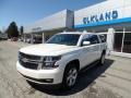 2015 White Diamond Tricoat Chevrolet Suburban LT 4WD  photo #2