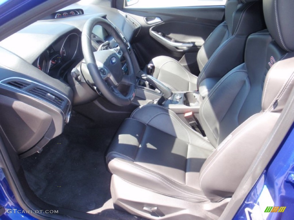 2014 Focus ST Hatchback - Performance Blue / ST Charcoal Black Recaro Sport Seats photo #18