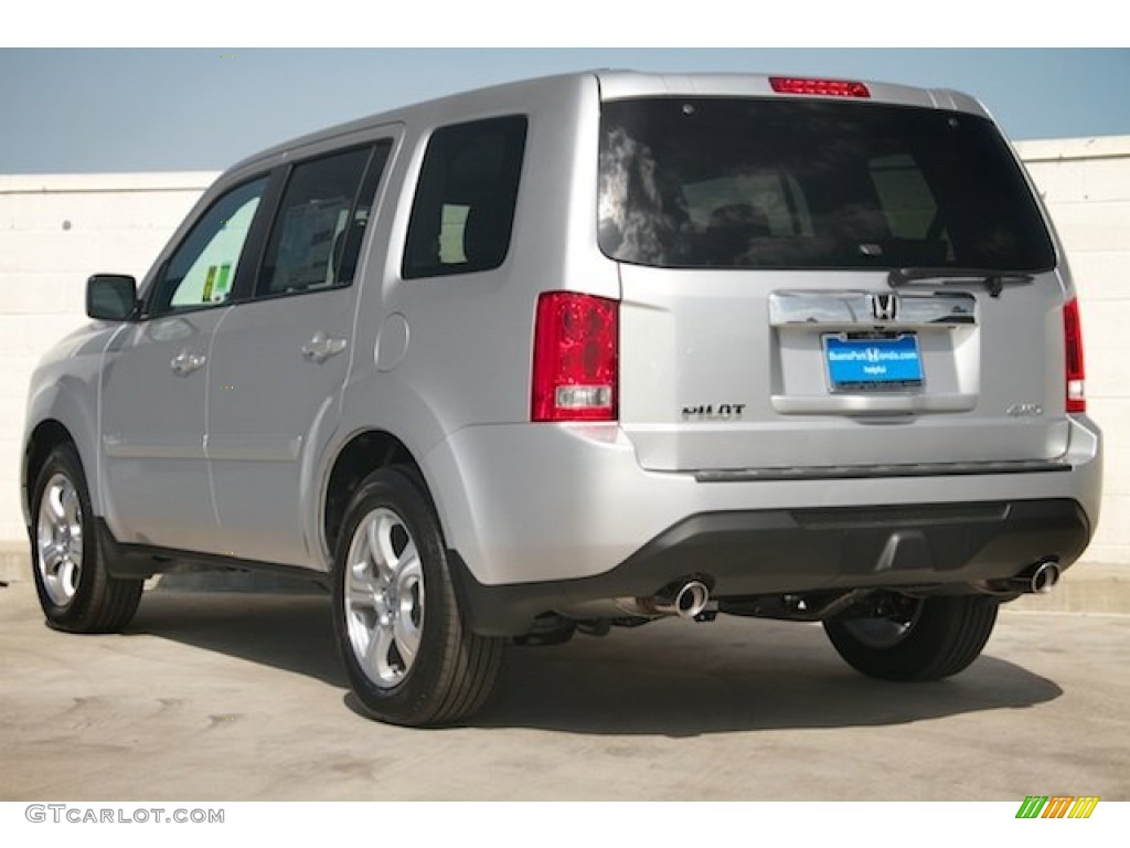 2015 Pilot EX 4WD - Alabaster Silver Metallic / Gray photo #2