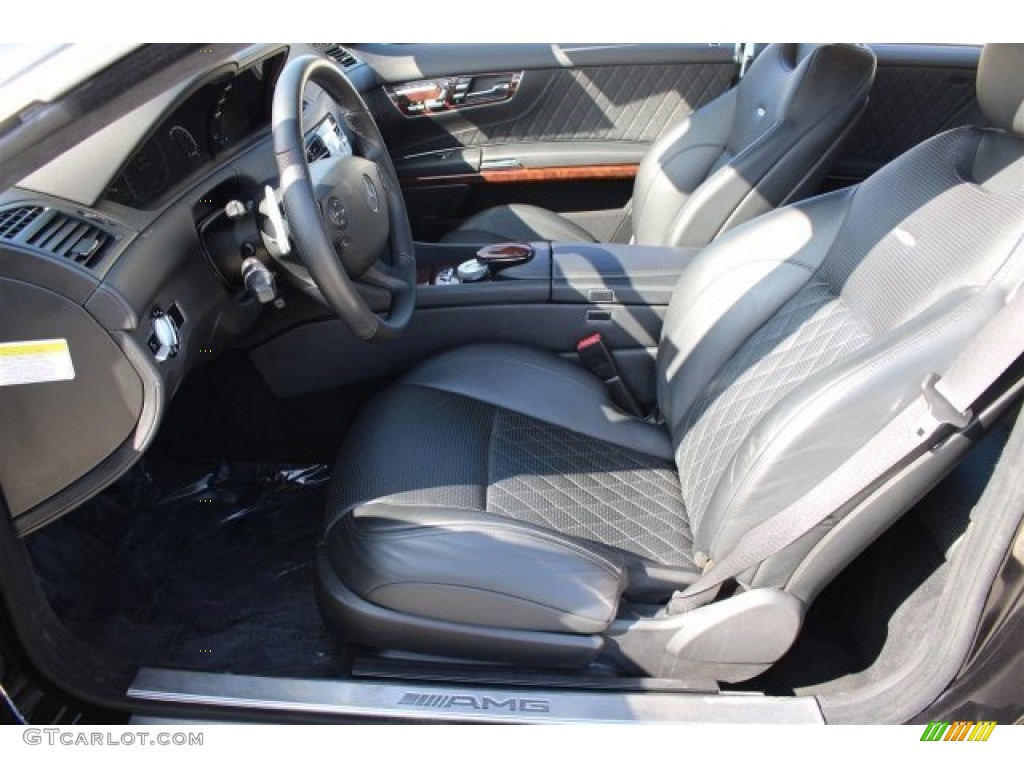 Black Interior 2010 Mercedes-Benz CL 65 AMG Photo #102696215