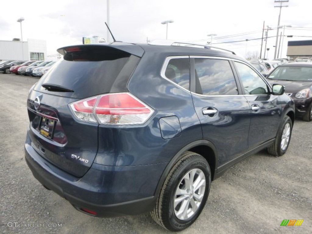 2015 Rogue SV AWD - Arctic Blue Metallic / Charcoal photo #3