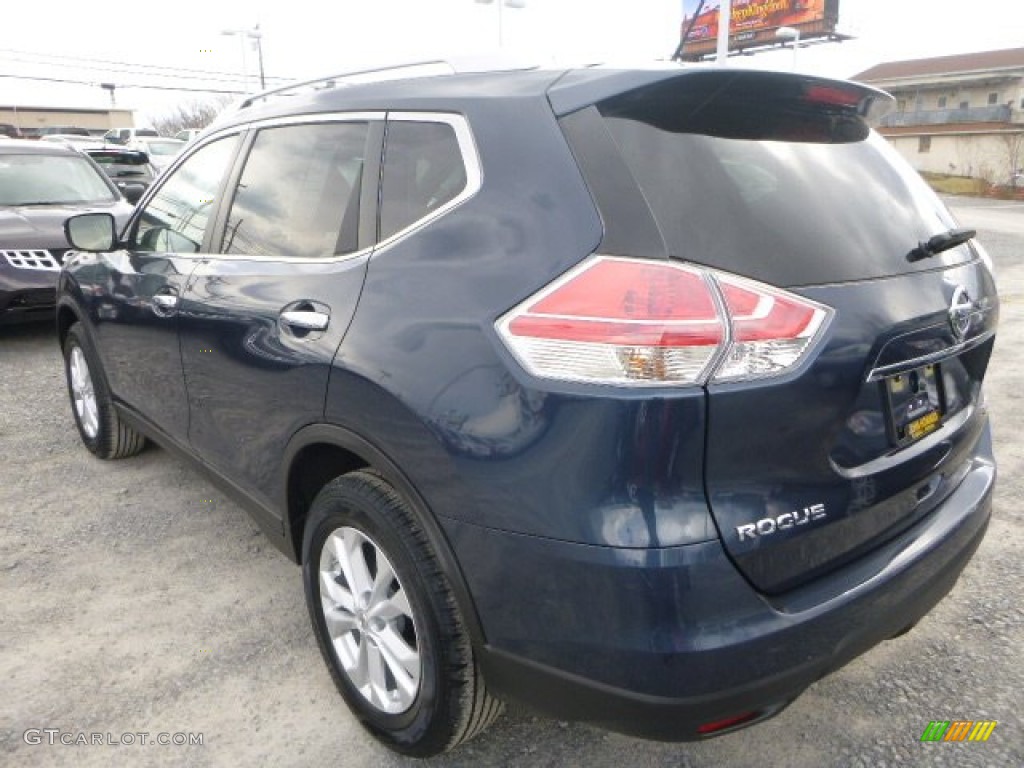 2015 Rogue SV AWD - Arctic Blue Metallic / Charcoal photo #5