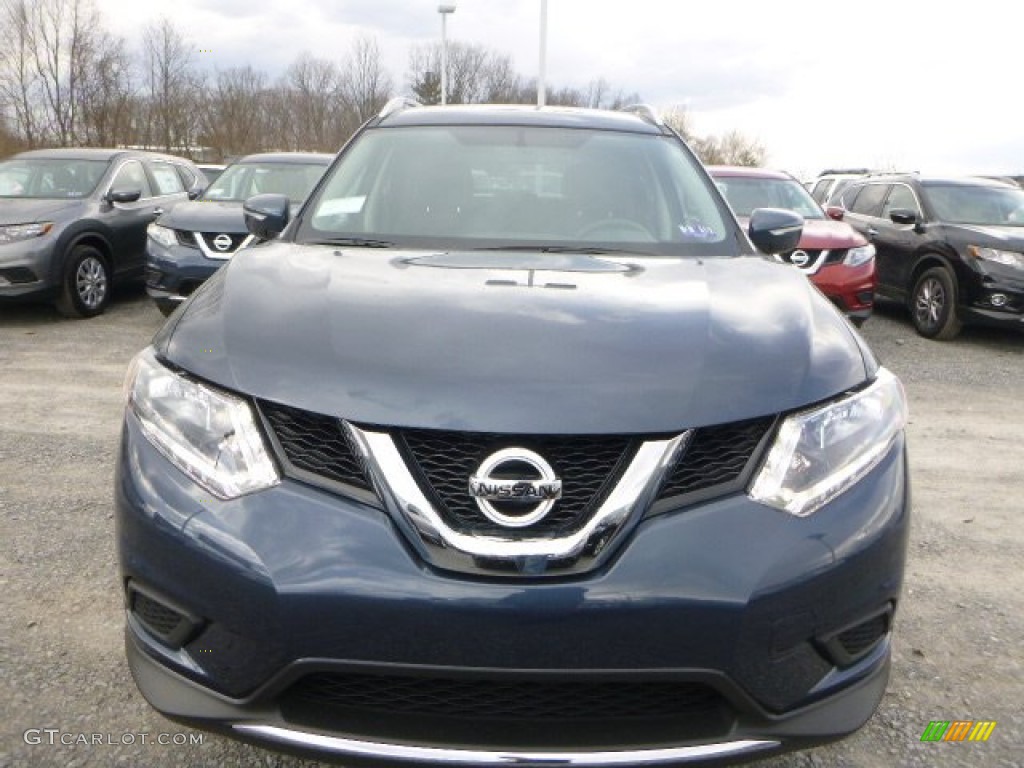 2015 Rogue SV AWD - Arctic Blue Metallic / Charcoal photo #9