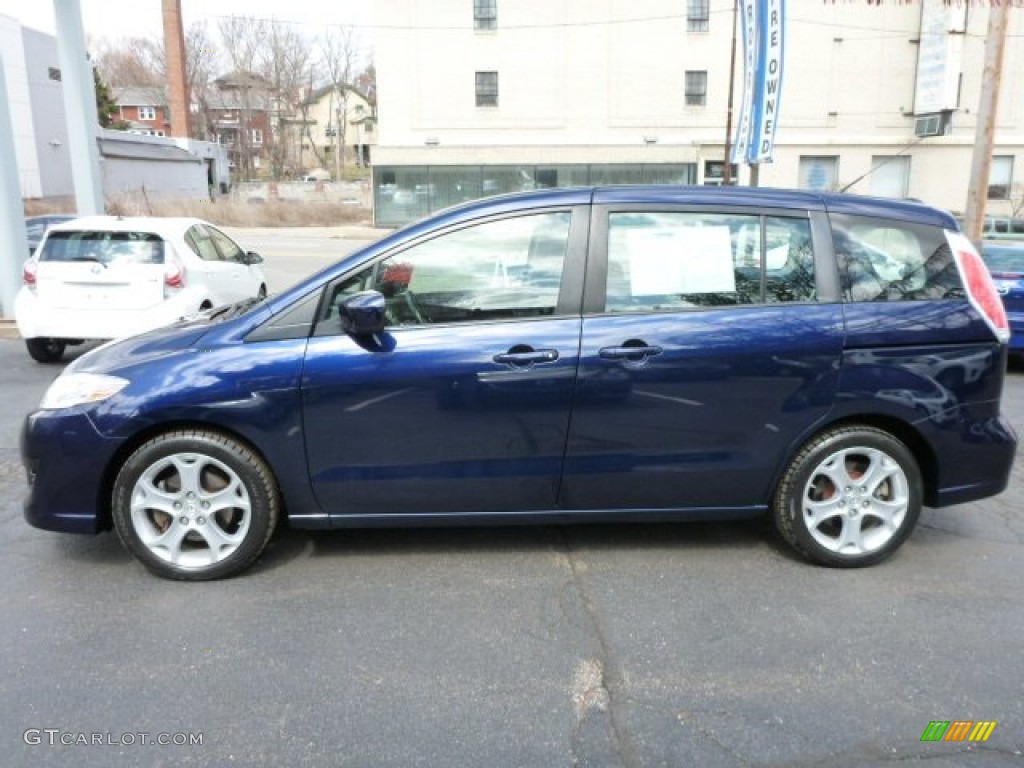 2010 MAZDA5 Sport - Stormy Blue Mica / Black photo #2