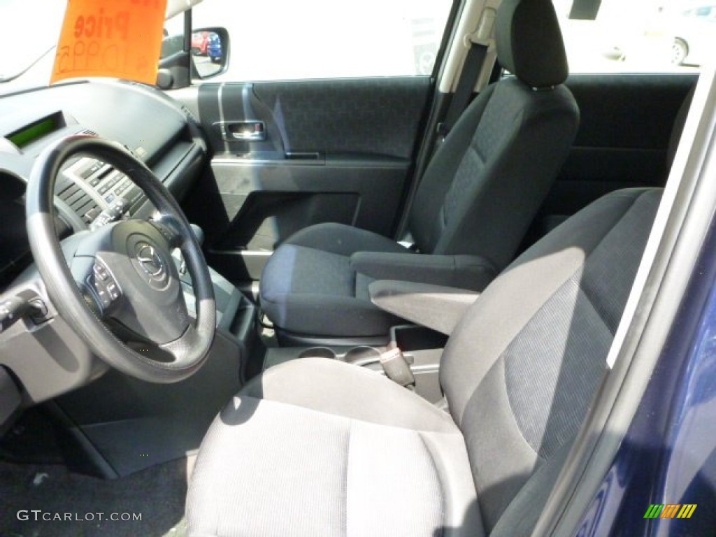2010 MAZDA5 Sport - Stormy Blue Mica / Black photo #4