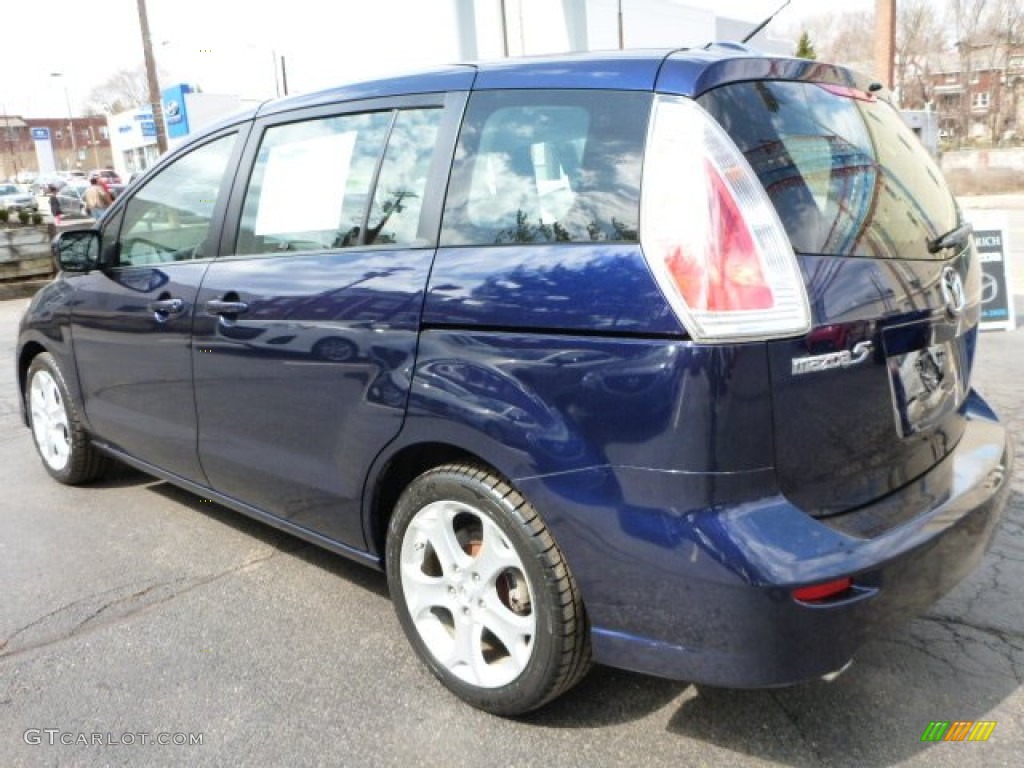 2010 MAZDA5 Sport - Stormy Blue Mica / Black photo #10