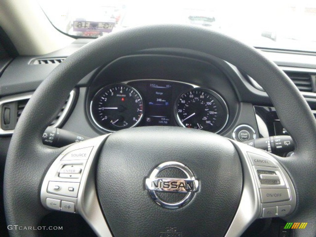2015 Rogue SV AWD - Arctic Blue Metallic / Charcoal photo #20