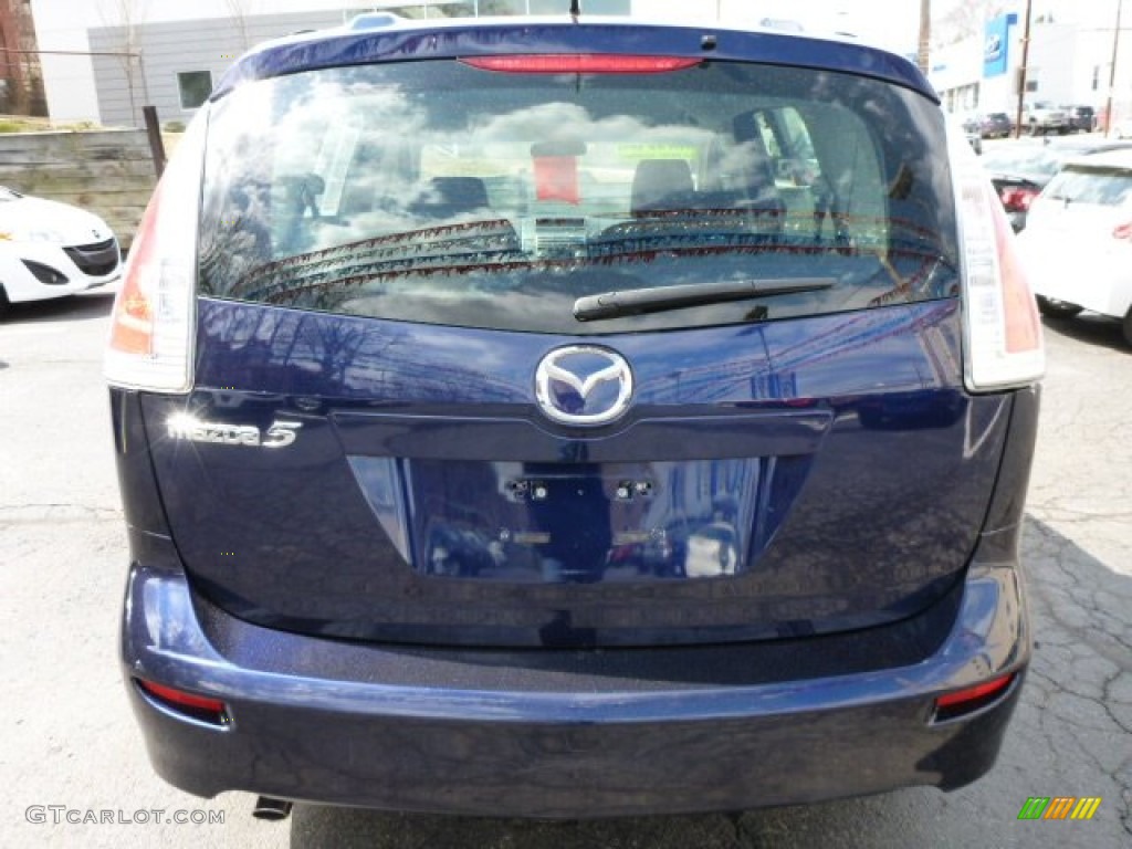 2010 MAZDA5 Sport - Stormy Blue Mica / Black photo #11