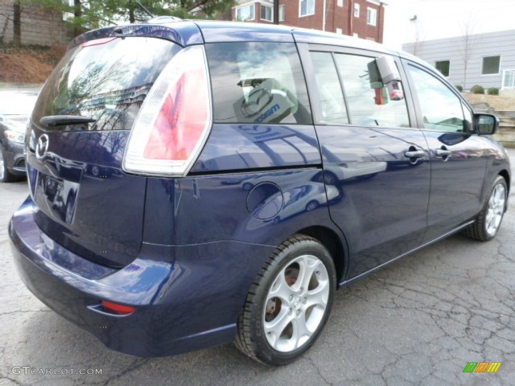 2010 MAZDA5 Sport - Stormy Blue Mica / Black photo #13