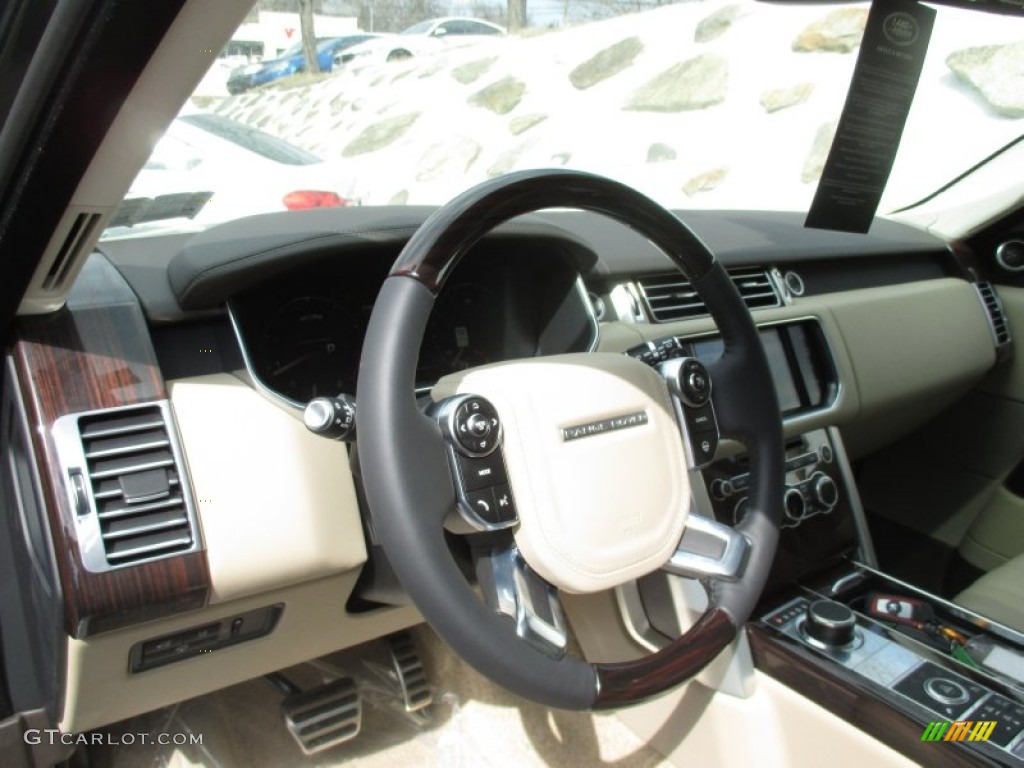 2015 Range Rover Supercharged - Santorini Black / Almond photo #14