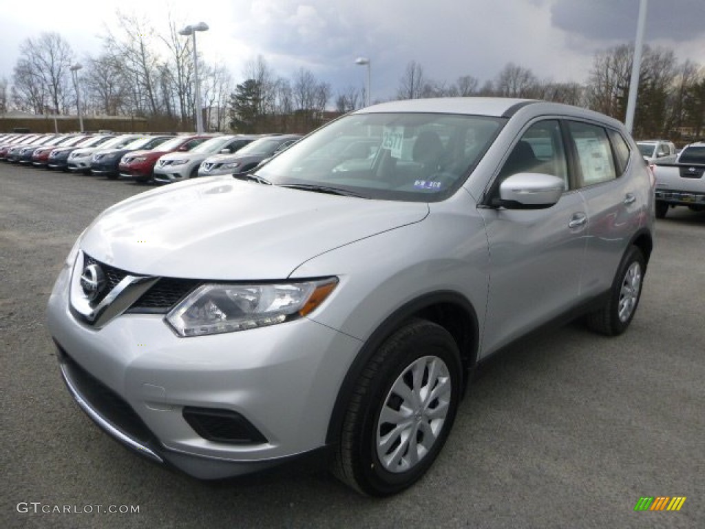 2015 Rogue S AWD - Brilliant Silver / Charcoal photo #7