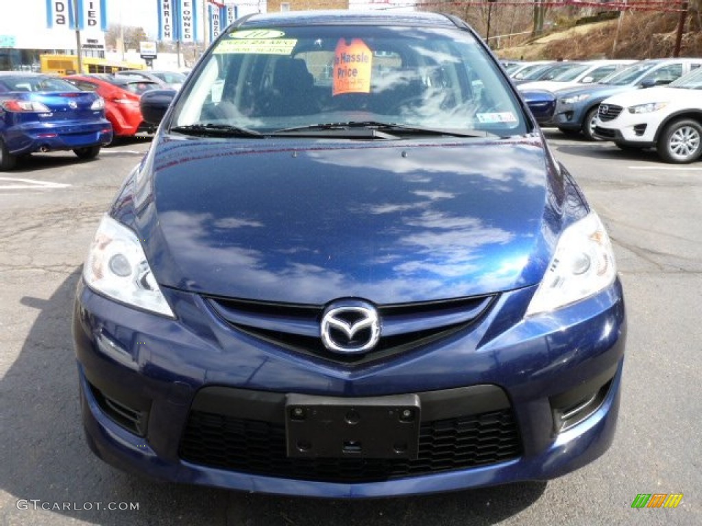 2010 MAZDA5 Sport - Stormy Blue Mica / Black photo #19