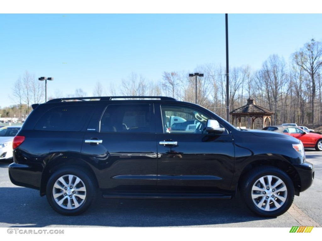 2014 Sequoia Limited - Black / Sand Beige photo #2