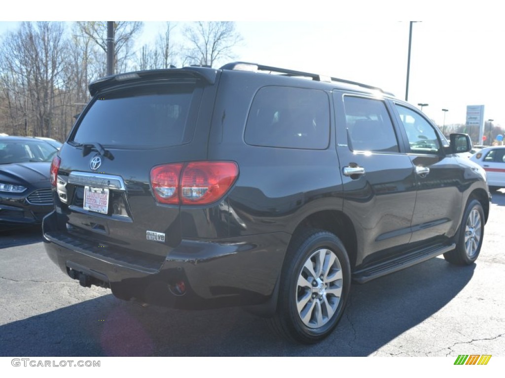 2014 Sequoia Limited - Black / Sand Beige photo #3