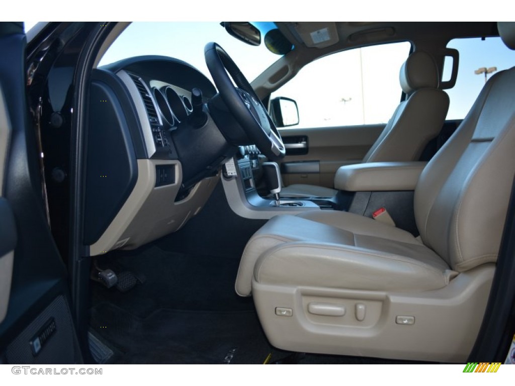 2014 Sequoia Limited - Black / Sand Beige photo #10