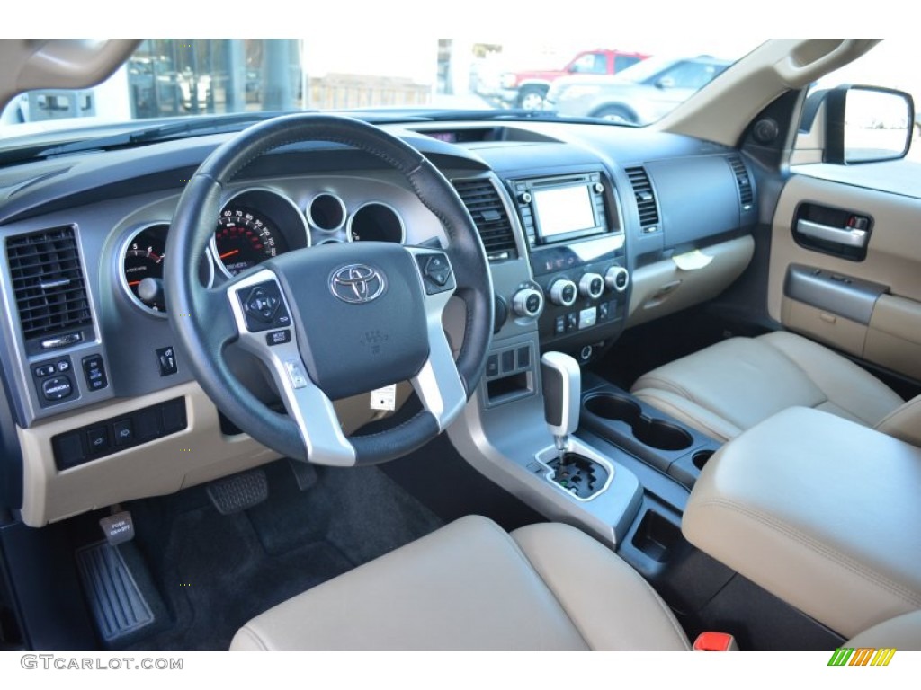 2014 Sequoia Limited - Black / Sand Beige photo #11