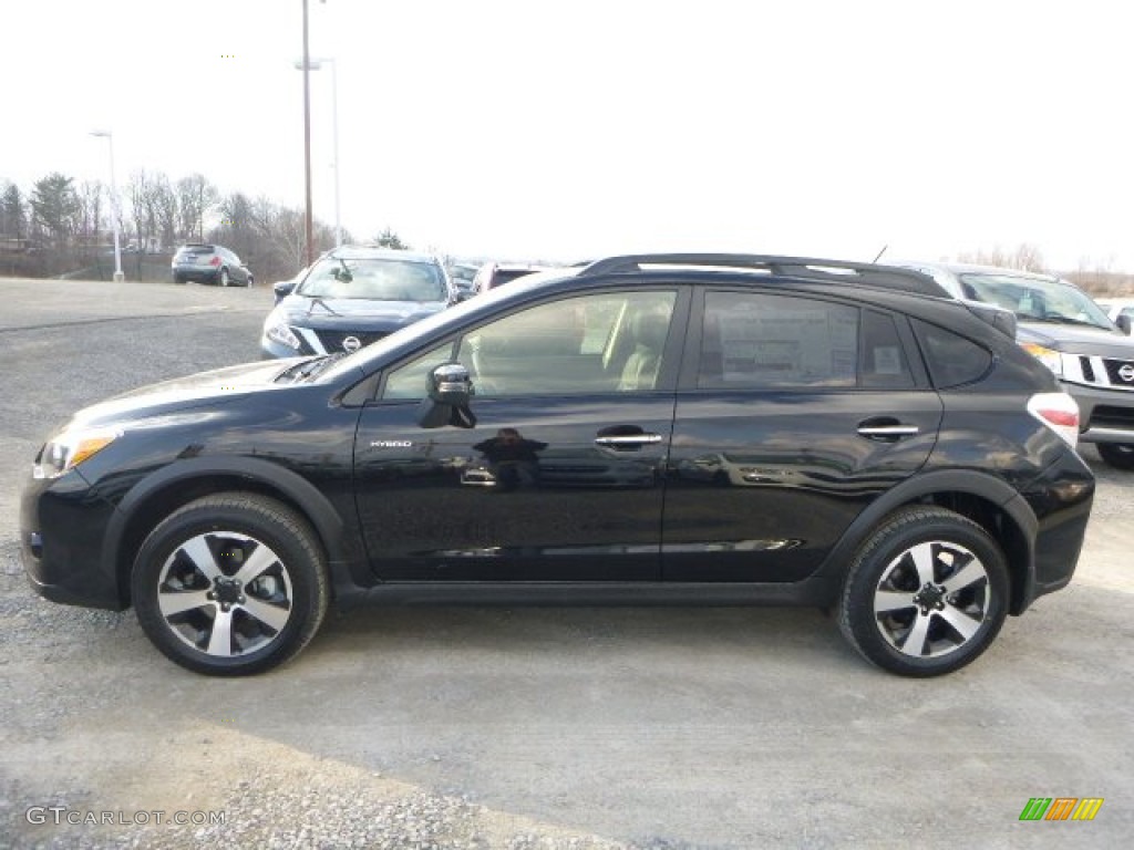 Crystal Black Silica 2015 Subaru XV Crosstrek Hybrid Touring Exterior Photo #102704414