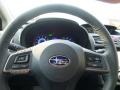 Black 2015 Subaru XV Crosstrek Hybrid Touring Steering Wheel