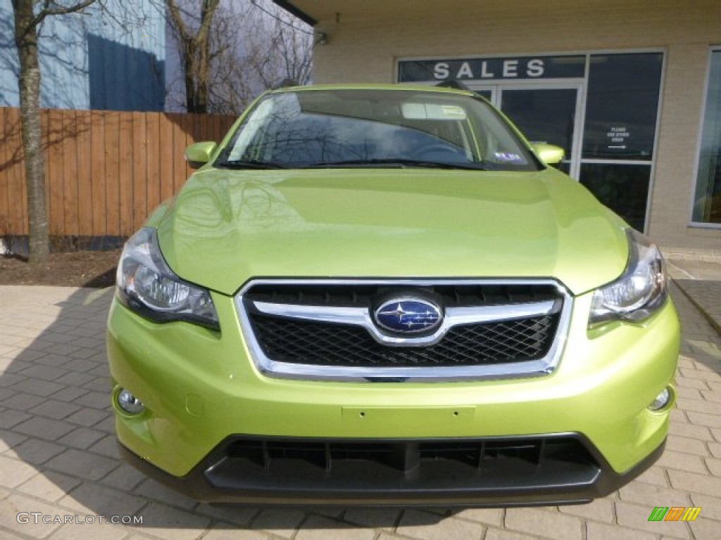 2015 XV Crosstrek Hybrid Touring - Plasma Green Pearl / Black photo #3