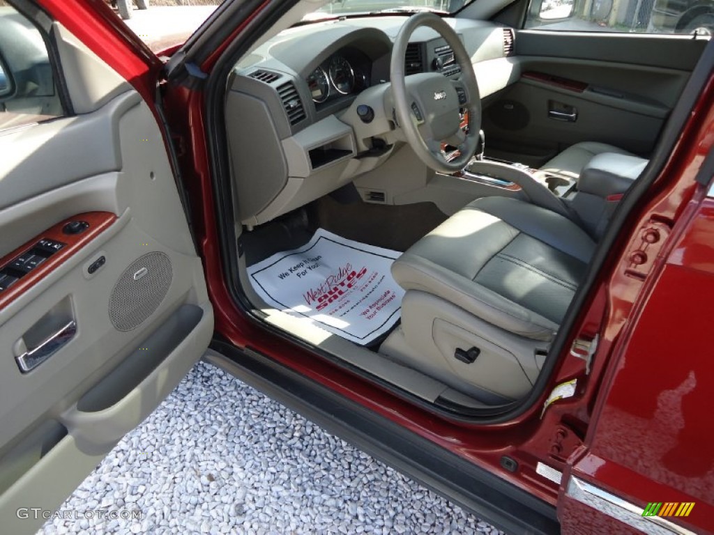 Medium Slate Gray Interior 2007 Jeep Grand Cherokee Limited 4x4 Photo #102705212