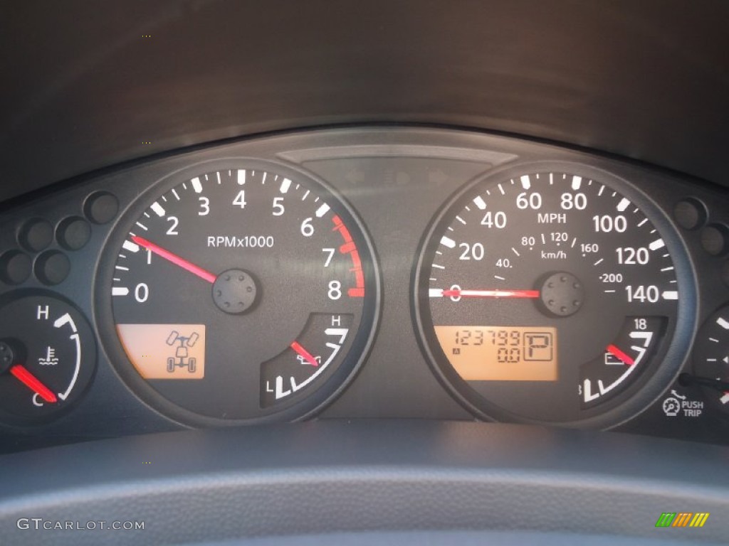 2006 Frontier SE Crew Cab 4x4 - Storm Gray / Steel photo #34