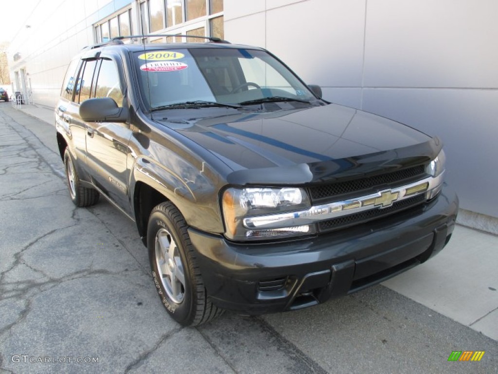 2004 TrailBlazer LS 4x4 - Dark Gray Metallic / Dark Pewter photo #14