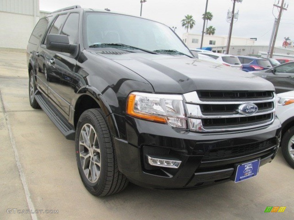 2015 Expedition EL XLT - Tuxedo Black Metallic / Ebony photo #1