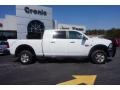 2011 Bright White Dodge Ram 2500 HD Laramie Mega Cab 4x4  photo #8