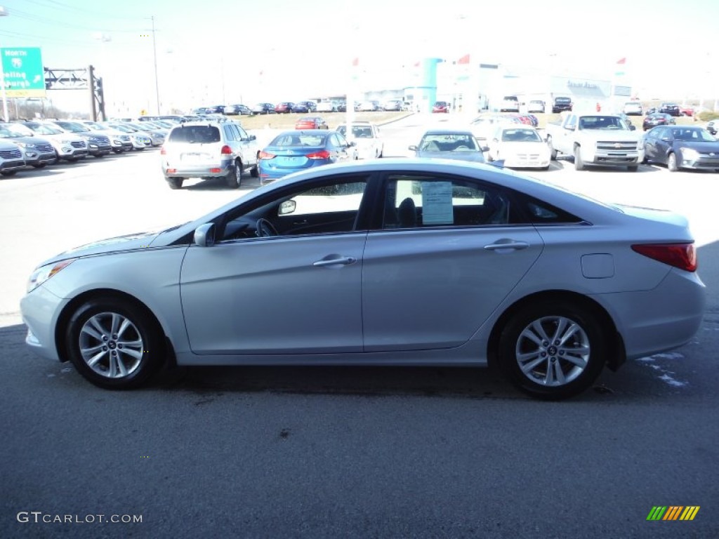 2013 Sonata GLS - Radiant Silver / Gray photo #6