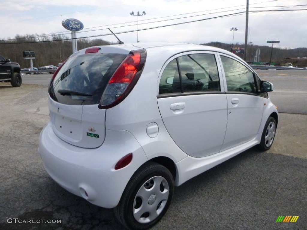 Diamond White Pearl 2012 Mitsubishi i-MiEV SE Exterior Photo #102715077