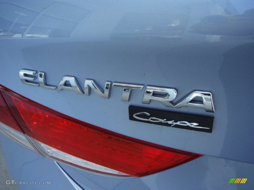 2013 Elantra Coupe GS - Blue Sky Metallic / Gray photo #8