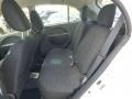 2012 Mitsubishi i-MiEV Basic Black Interior Rear Seat Photo