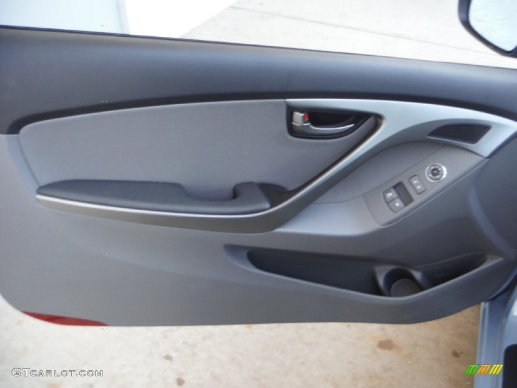 2013 Elantra Coupe GS - Blue Sky Metallic / Gray photo #10