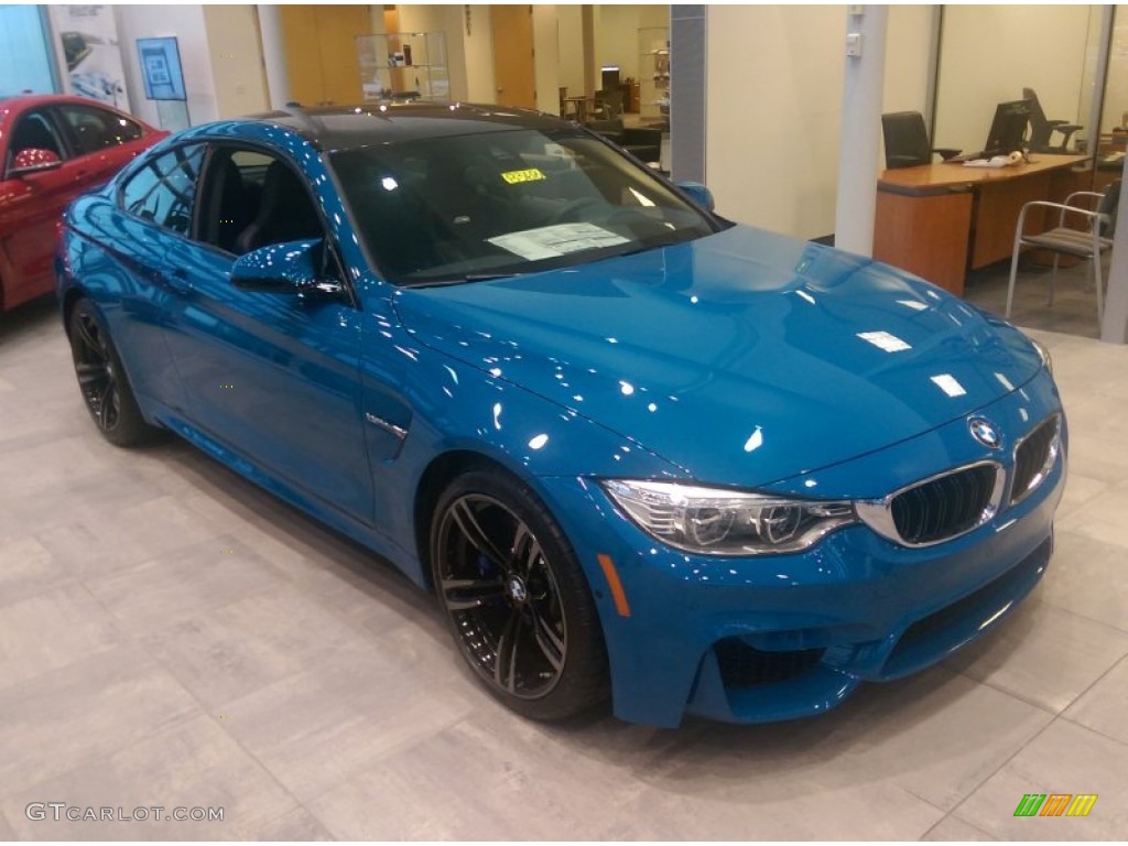 Laguna Seca Metallic 2015 BMW M4 Coupe Exterior Photo #102715316