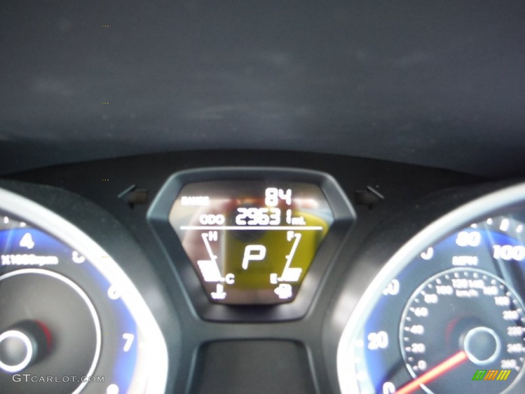 2013 Elantra Coupe GS - Blue Sky Metallic / Gray photo #20