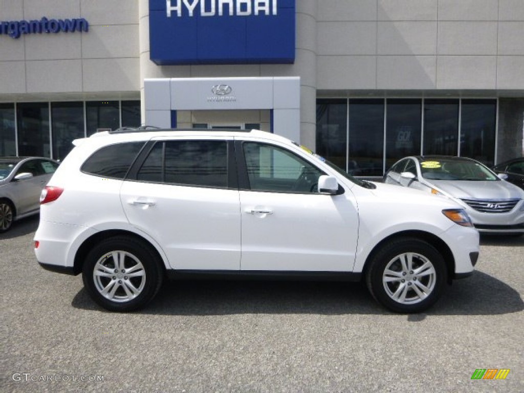 2011 Santa Fe Limited AWD - Frost White Pearl / Beige photo #13