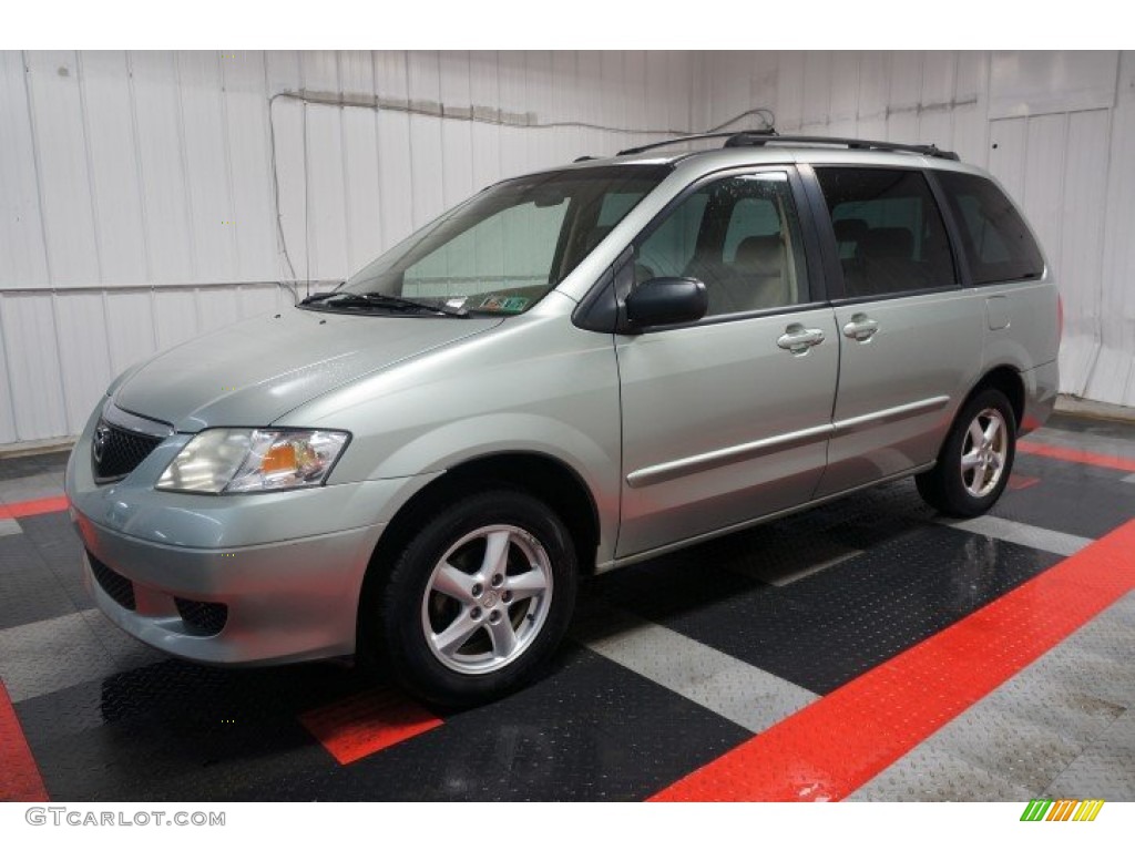 2003 MPV LX - Sunlight Silver Metallic / Beige photo #2