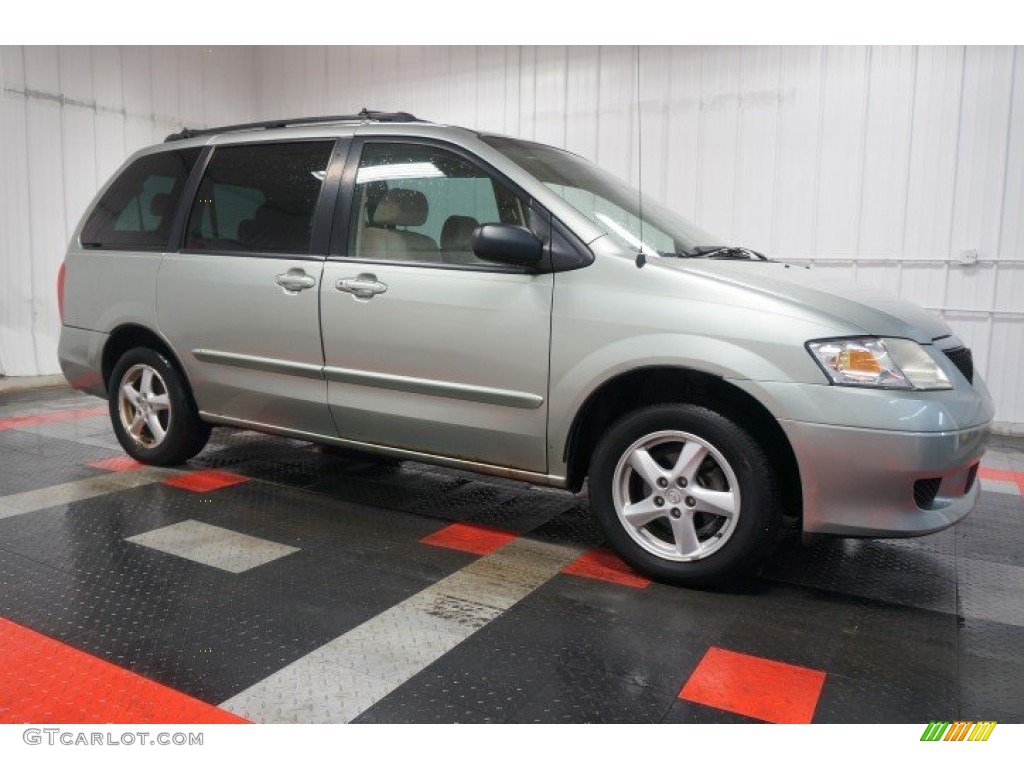 2003 MPV LX - Sunlight Silver Metallic / Beige photo #6