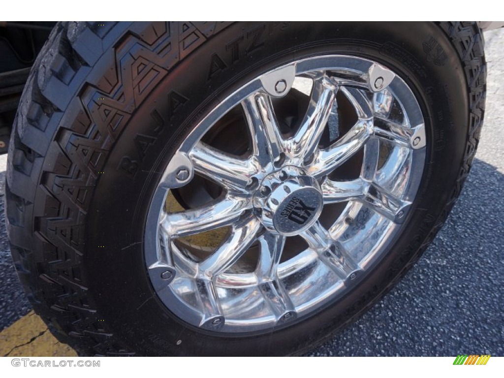 2011 F250 Super Duty Lariat Crew Cab 4x4 - White Platinum Metallic Tri-Coat / Black Two Tone Leather photo #13