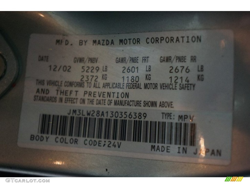 2003 MPV LX - Sunlight Silver Metallic / Beige photo #14