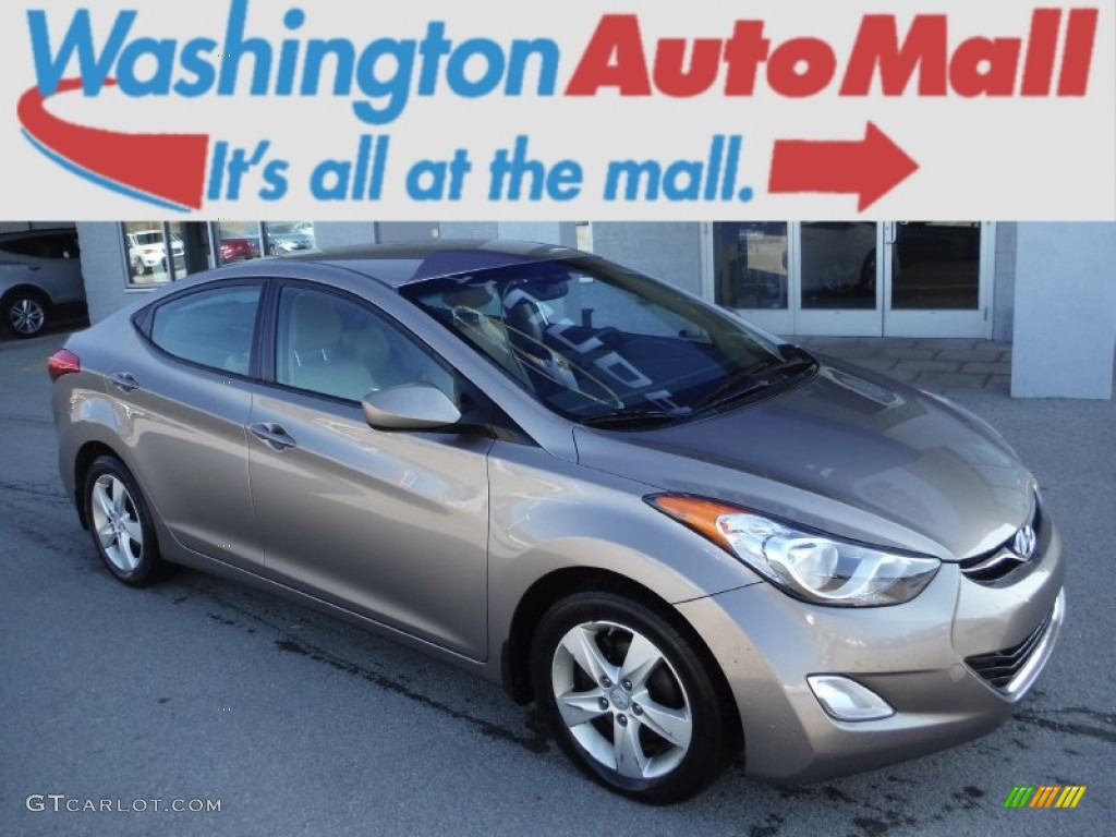 2012 Elantra GLS - Desert Bronze / Beige photo #1