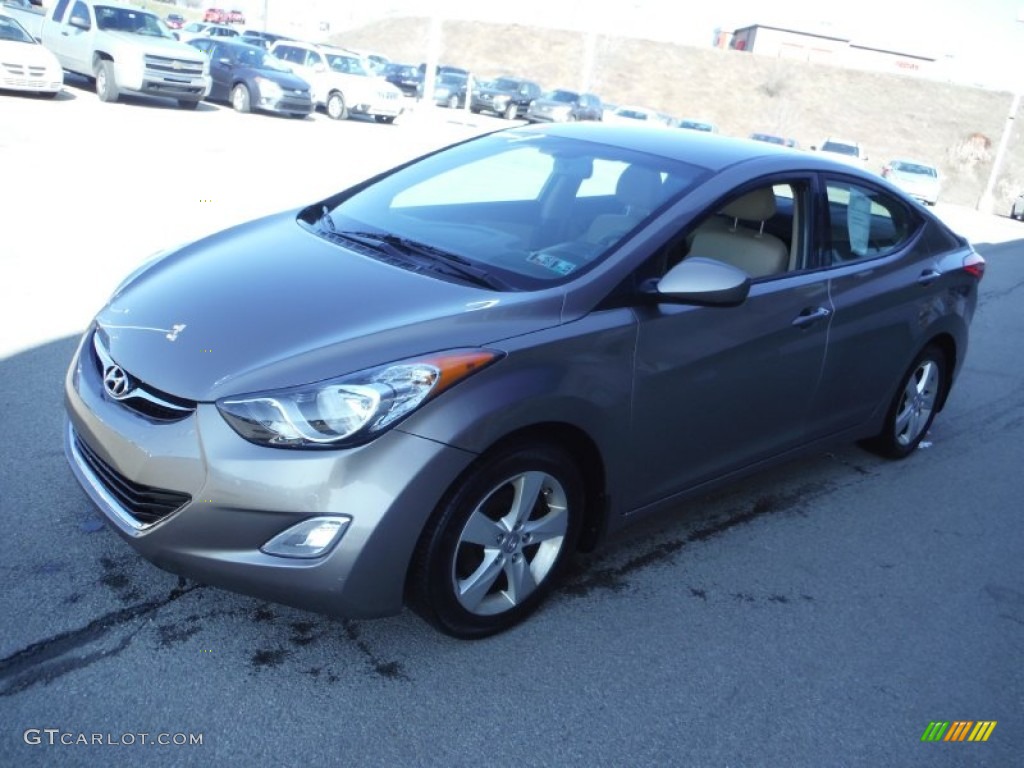2012 Elantra GLS - Desert Bronze / Beige photo #5