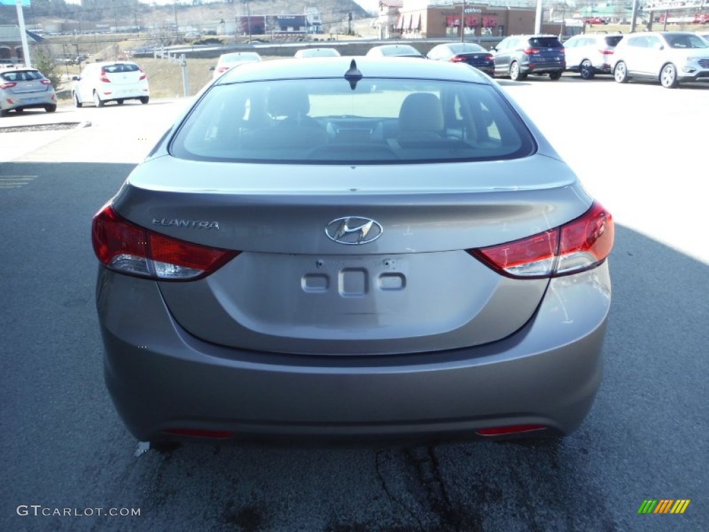 2012 Elantra GLS - Desert Bronze / Beige photo #8