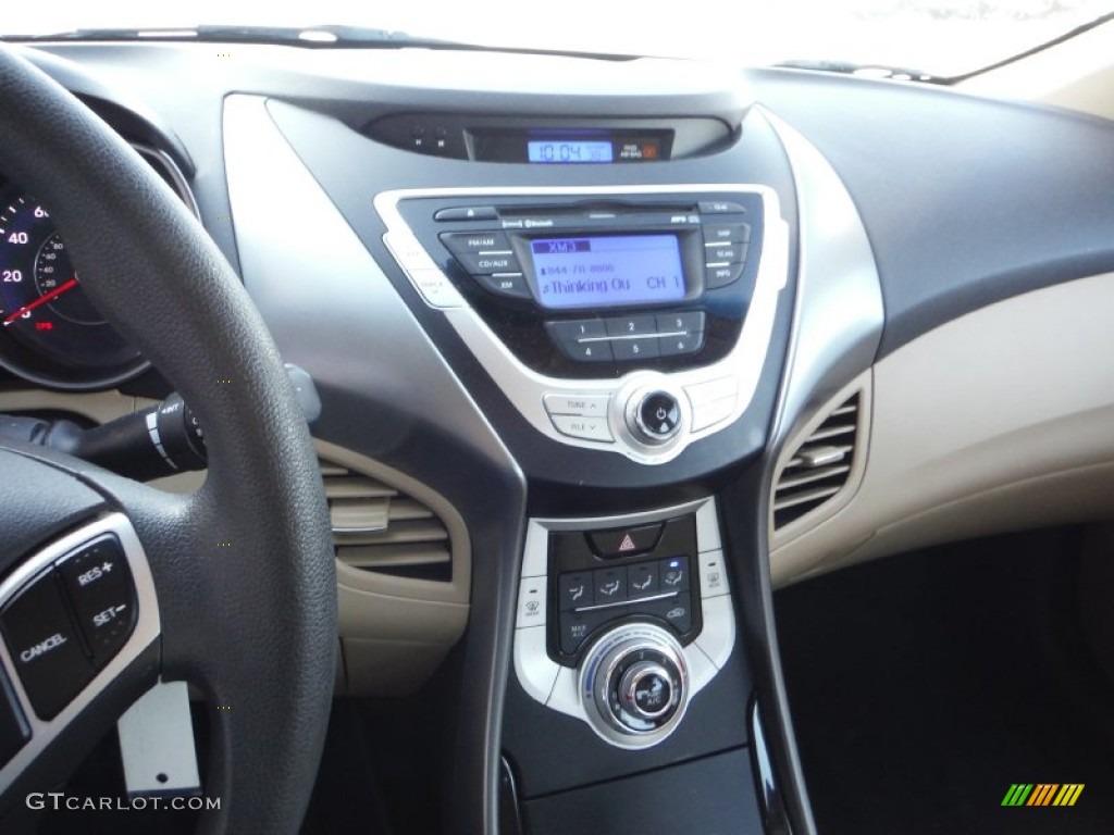 2012 Elantra GLS - Desert Bronze / Beige photo #15