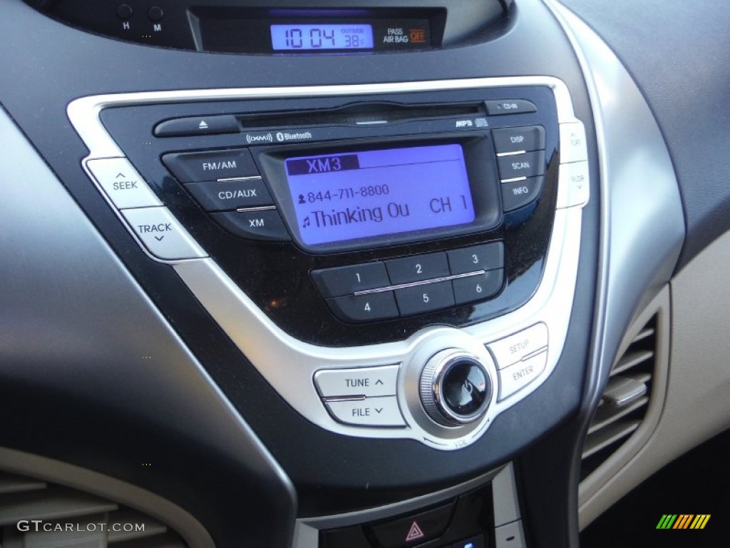 2012 Elantra GLS - Desert Bronze / Beige photo #16
