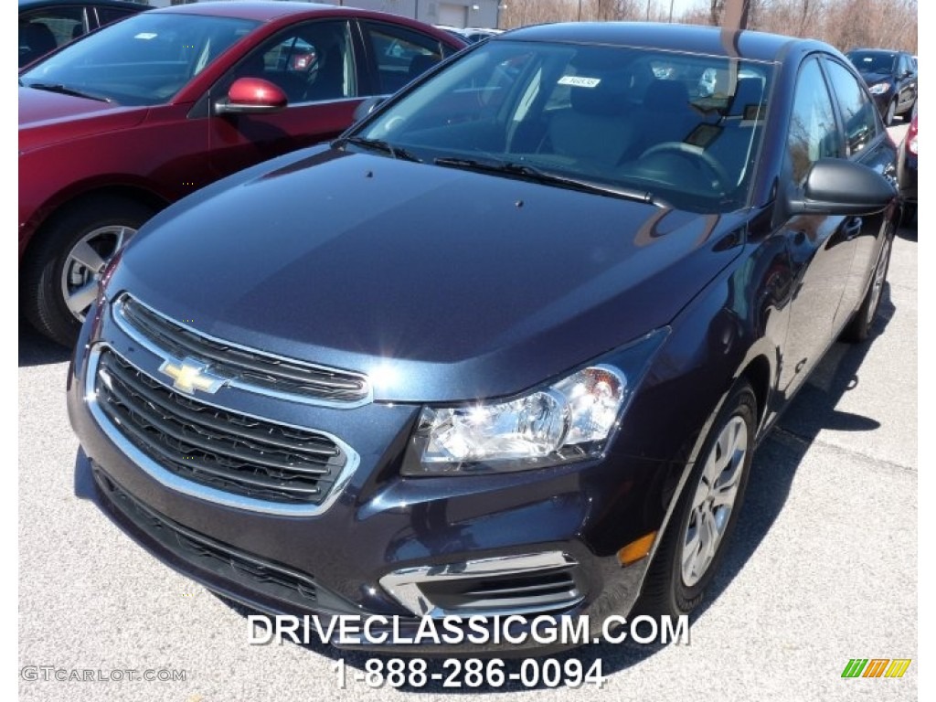 2015 Cruze LS - Blue Ray Metallic / Jet Black/Medium Titanium photo #1